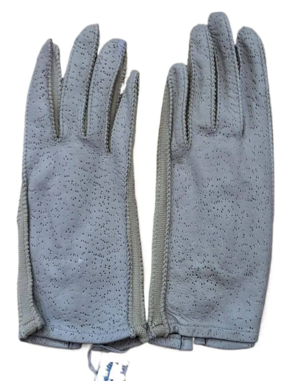 Vintage Rothchilds Women’s Size A1-4 XS Perforated Leather Gloves Oatmeal NWT